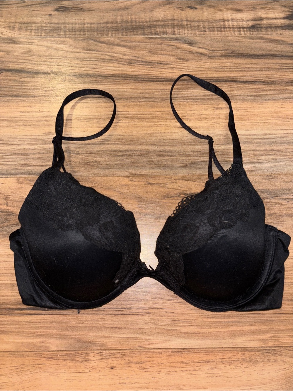 Victoria’s Secret Black Lace Push-Up Bra - Women Intimates & Sleepwear